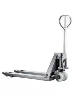 STAINLESS STEEL HAND PALLET TRUCK SIDE VIEW